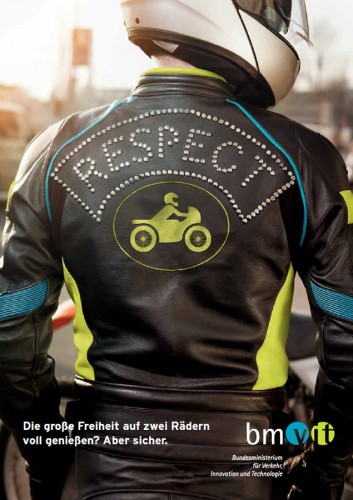 respect Broschüre Motorrad